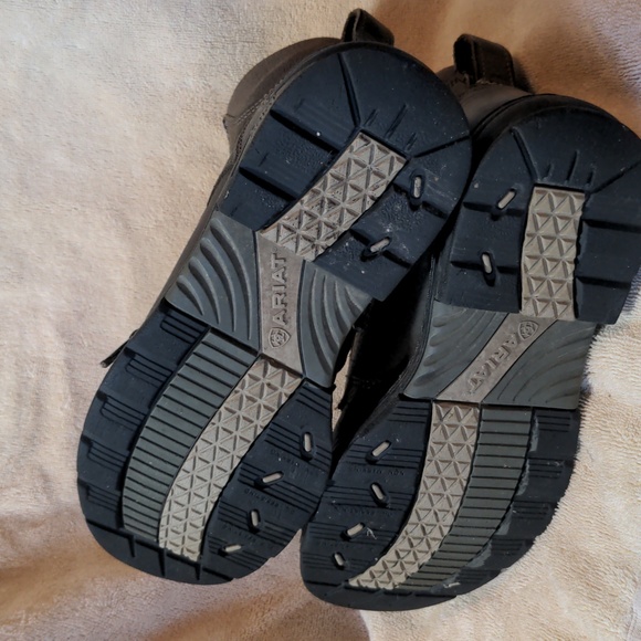 Brown Ariat Composite Toe Leather Work Boots Size 6 - Picture 9 of 9